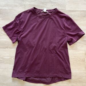 Athleta Cinched Back Purple Top-Size M